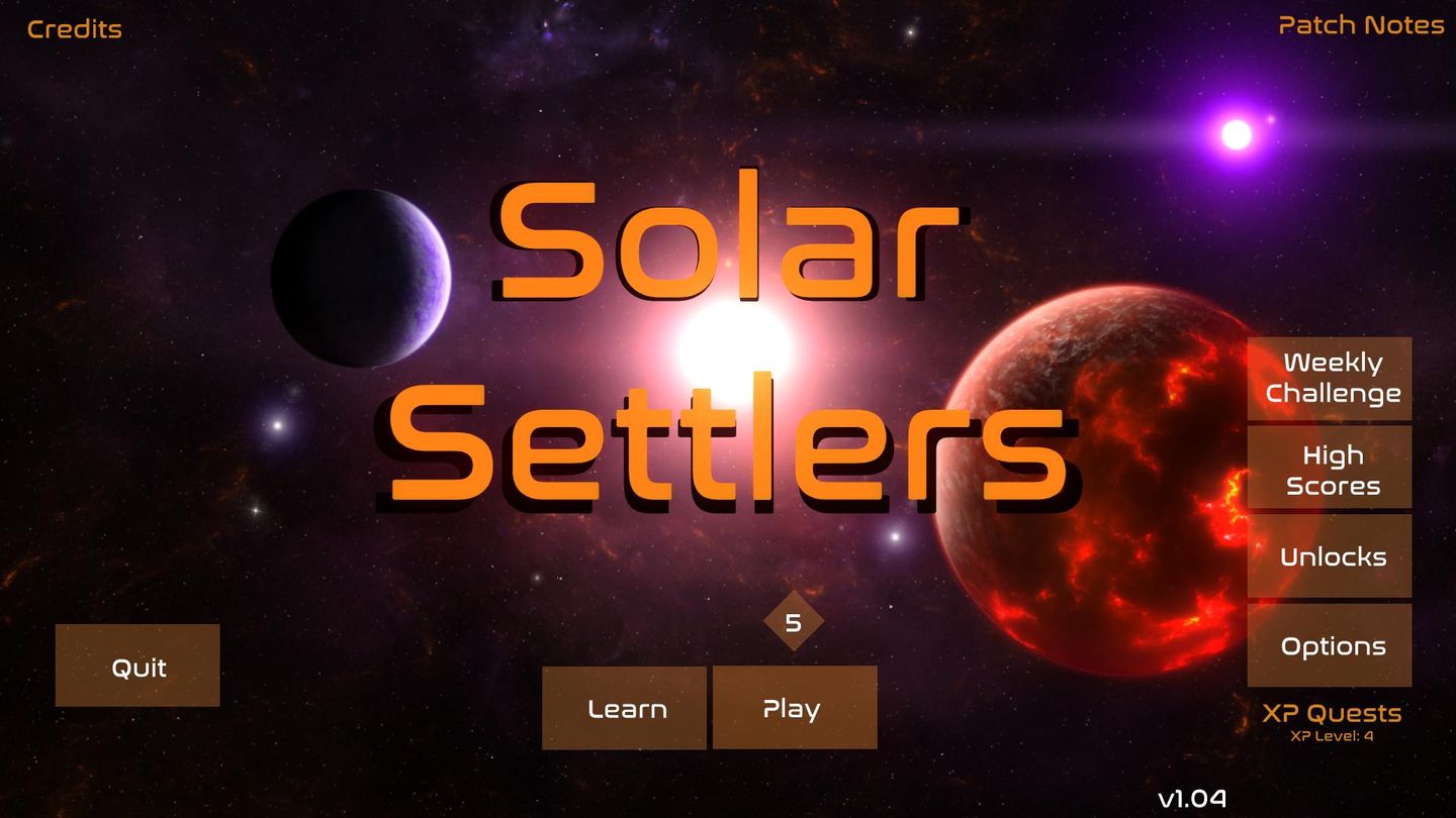 Solar Settlers. Encore une petite perle de BrainGoodGames : Militia, Axes and Acres