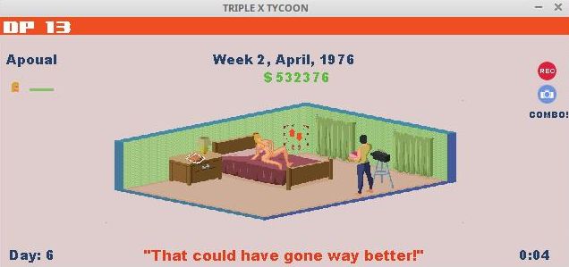 Triple X Tycoon. Des bytes au cul