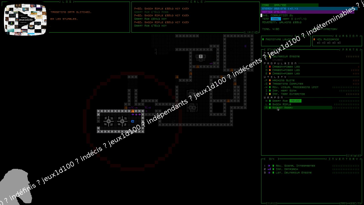 Cogmind. Roguelike à drone