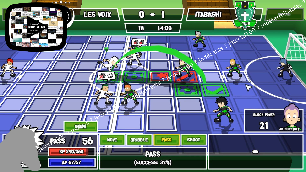 Ganbare ! Super Strikers. Je fais soccer je veux